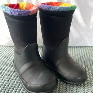 Hunter Rainbow Fur Lined Boots